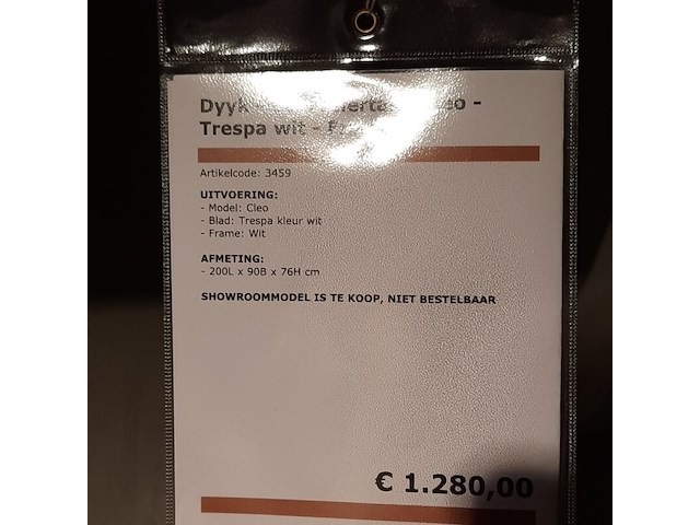 Eettafel dyyk, cleo, wit - afbeelding 2 van  9