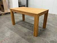 Eettafel eiken 81x140x78,5cm - afbeelding 1 van  6