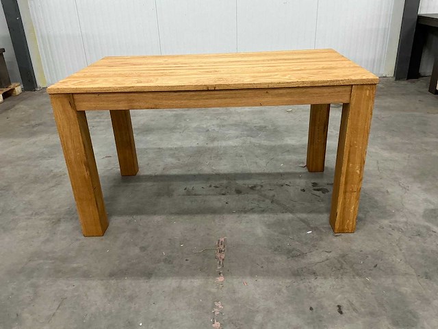 Eettafel eiken 81x140x78,5cm - afbeelding 2 van  6