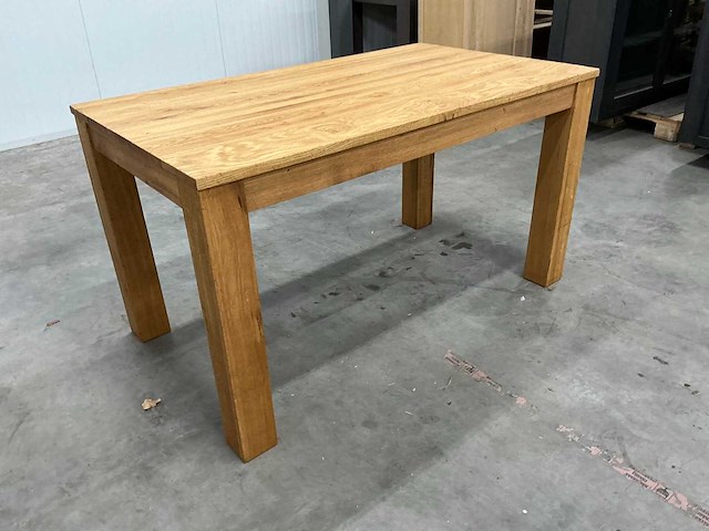 Eettafel eiken 81x140x78,5cm - afbeelding 3 van  6