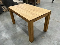 Eettafel eiken 81x140x78,5cm - afbeelding 4 van  6