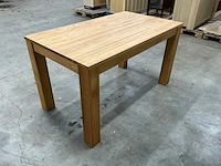 Eettafel eiken 81x140x78,5cm - afbeelding 5 van  6