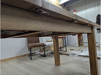 Eettafel eiken uitschuifbaar - afbeelding 2 van  5