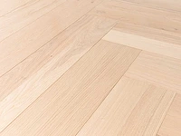 Eettafel eiken visgraat blad 180 x 98 cm - afbeelding 2 van  4