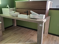 Eettafel grijs eiken