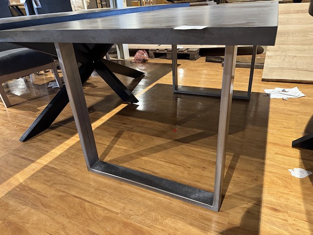 Eettafel, grijs lamalux - afbeelding 3 van  4