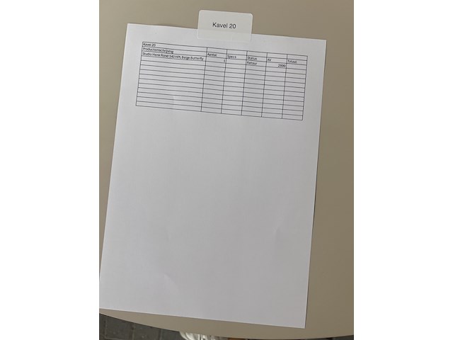 Eettafel hpl fenix beige rond, studio henk - afbeelding 6 van  14