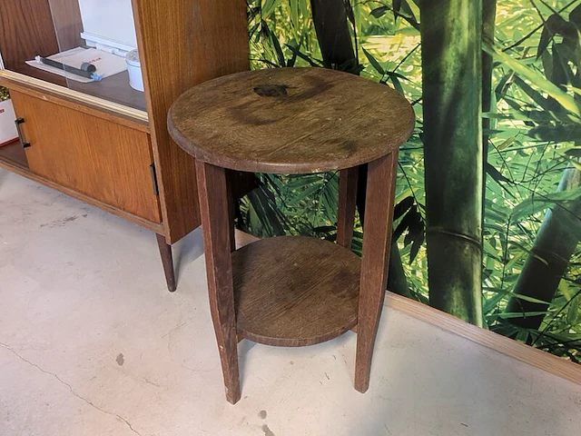 Eettafel, kabinetkast, bijzettafel & 4 stoelen - afbeelding 4 van  7