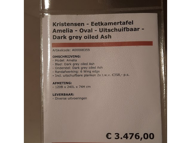 Eettafel kristensen, amelia - afbeelding 2 van  8