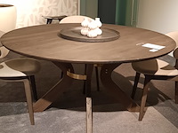 Eettafel kristensen, sydney, mocca brown, rond - afbeelding 4 van  10