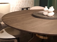 Eettafel kristensen, sydney, mocca brown, rond - afbeelding 5 van  10