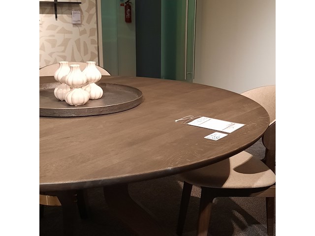 Eettafel kristensen, sydney, mocca brown, rond - afbeelding 6 van  10