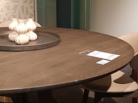 Eettafel kristensen, sydney, mocca brown, rond - afbeelding 6 van  10