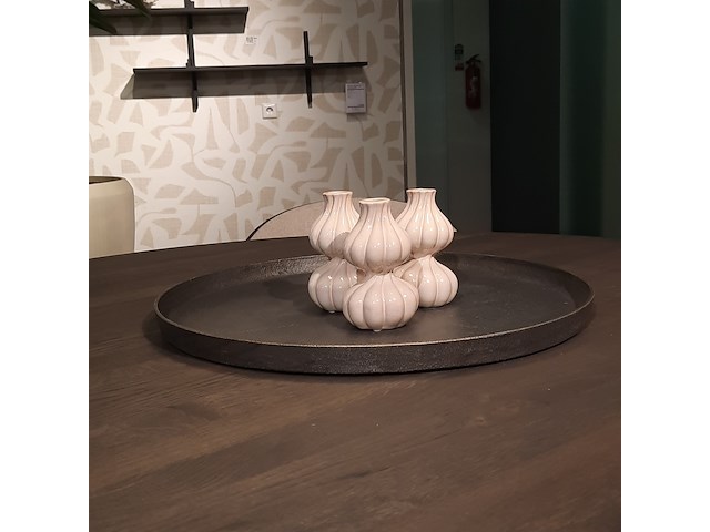 Eettafel kristensen, sydney, mocca brown, rond - afbeelding 7 van  10