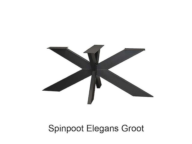 Eettafel mango - ovaal - 180x90x77 cm - naturel - spinpoot 5x10 - afbeelding 2 van  2