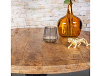 Eettafel mangohout rond - ø120 - afbeelding 2 van  2