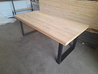 Eettafel met stalen u-poten, 100 x 200 cm - afbeelding 4 van  9