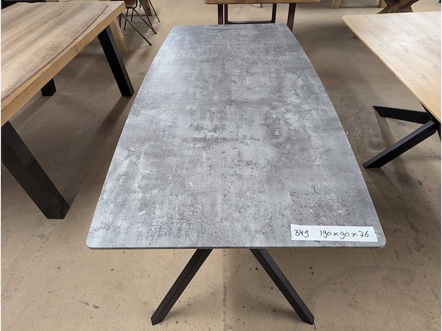 Eettafel metaal onderstel - afbeelding 3 van  3