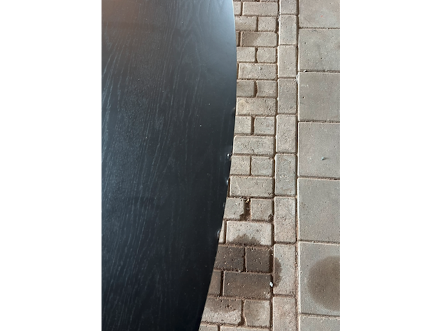 Eettafel ovaal, byfonq, bolt, zwart - afbeelding 2 van  3