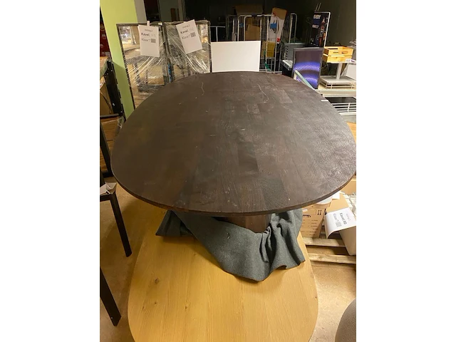Eettafel, ovaal, donkerbruin - afbeelding 3 van  6