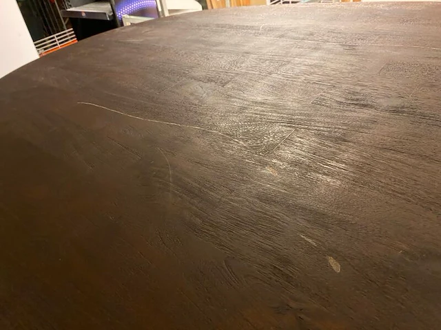 Eettafel, ovaal, donkerbruin - afbeelding 5 van  6