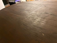 Eettafel, ovaal, donkerbruin - afbeelding 5 van  6