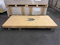 Eettafel retour eiken visgraat blad 220 x 98 cm - afbeelding 4 van  4