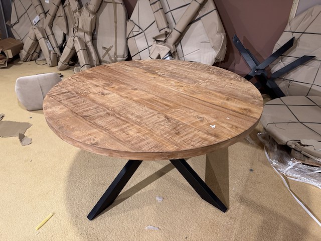 Eettafel, rond, naturel - afbeelding 3 van  5