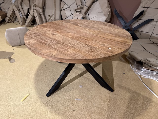 Eettafel, rond, naturel - afbeelding 1 van  4