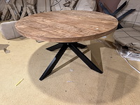 Eettafel, rond, naturel - afbeelding 2 van  4