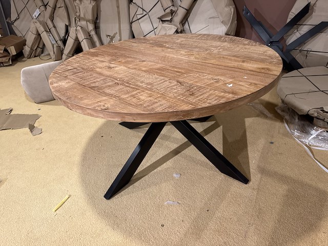 Eettafel, rond, naturel - afbeelding 1 van  5