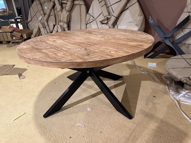 Eettafel, rond, naturel - afbeelding 3 van  5