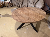 Eettafel, rond, naturel - afbeelding 4 van  5