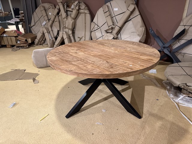 Eettafel, rond, naturel - afbeelding 1 van  4