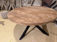 Eettafel, rond, naturel - afbeelding 4 van  4