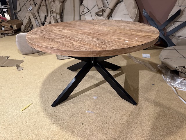 Eettafel, rond, naturel - afbeelding 1 van  5