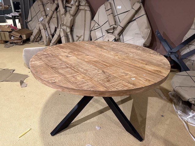 Eettafel, rond, naturel - afbeelding 2 van  5