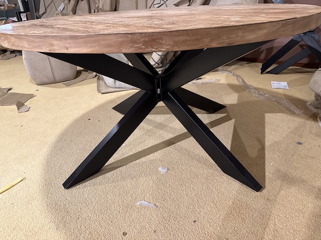 Eettafel, rond, naturel - afbeelding 5 van  5