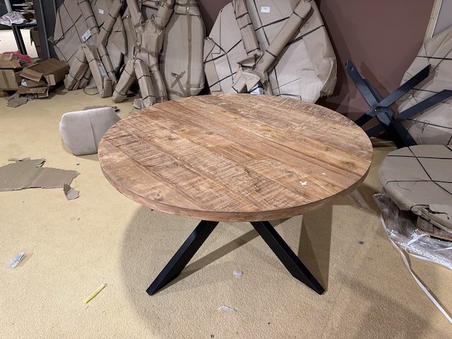 Eettafel, rond, naturel - afbeelding 2 van  4