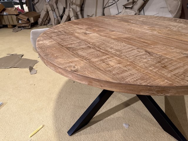 Eettafel, rond, naturel - afbeelding 3 van  5