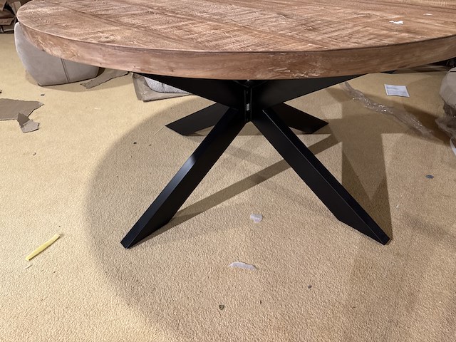 Eettafel, rond, naturel - afbeelding 4 van  5