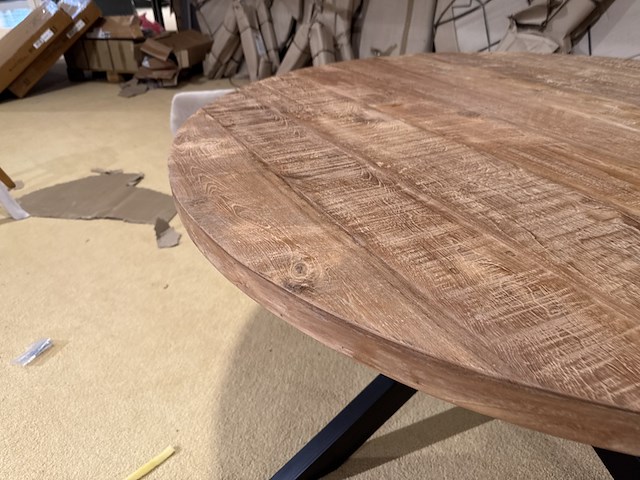 Eettafel, rond, naturel - afbeelding 5 van  5