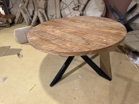 Eettafel, rond, naturel - afbeelding 1 van  5
