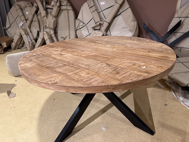 Eettafel, rond, naturel - afbeelding 2 van  5