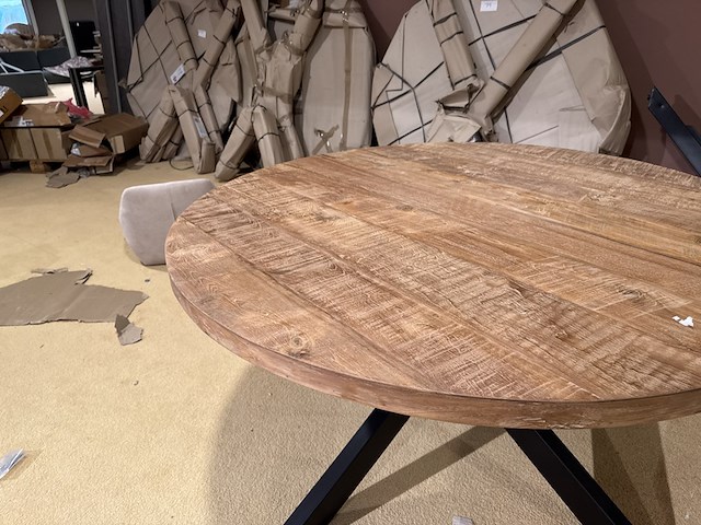 Eettafel, rond, naturel - afbeelding 3 van  5