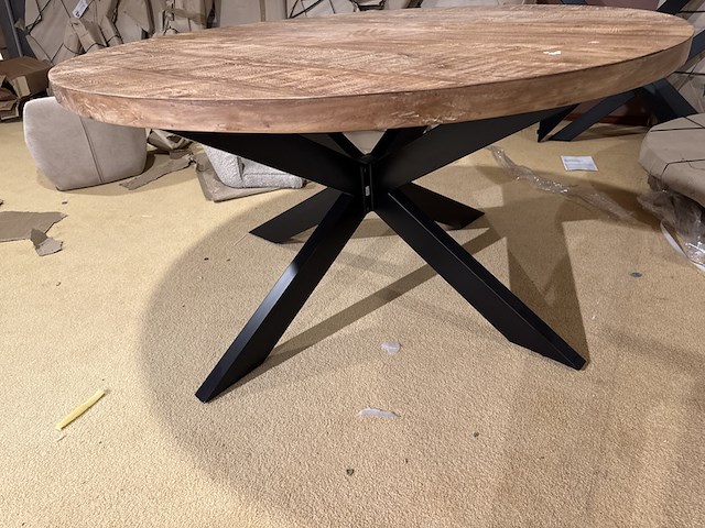 Eettafel, rond, naturel - afbeelding 4 van  5