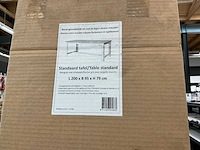 Eettafel rotsgrijs 200x95x79cm - afbeelding 1 van  2