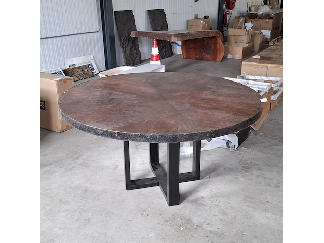 Eettafel | tropisch hout | 140 cm, 2026 - afbeelding 1 van  6