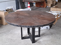 Eettafel | tropisch hout | 140 cm, 2026 - afbeelding 1 van  6
