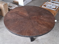 Eettafel | tropisch hout | 140 cm, 2026 - afbeelding 2 van  6